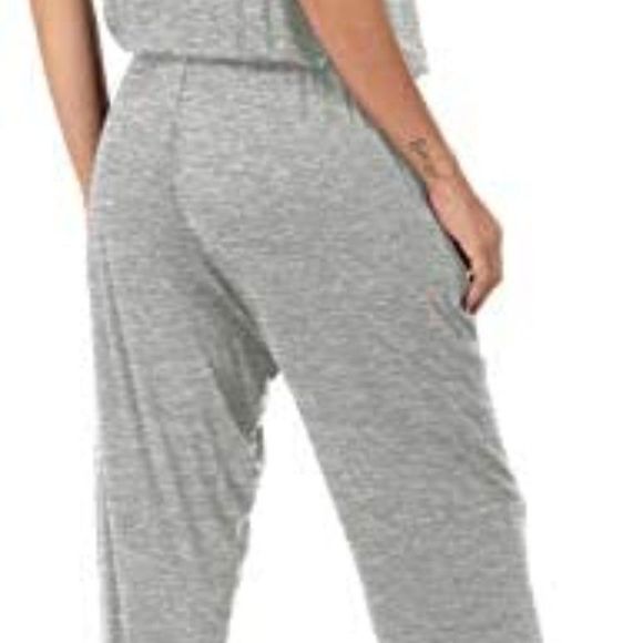 WomensCasual Short Sleeve Elastic Waist Jumpsuits - Picture 5 of 7